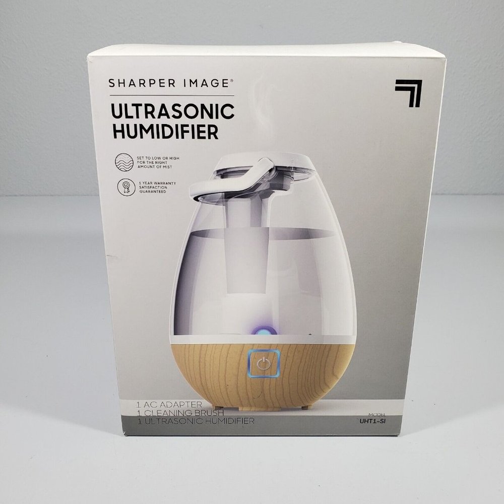 Sharper Image 0.4 Gallon Ultrasonic Cool Mist Humidifier W Auto Shut-Off